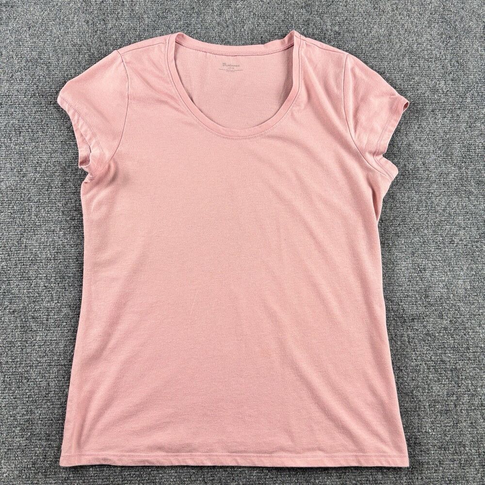 No Boundaries Shirt Womens L 11-13 US L Pink Scoop Neck Tee